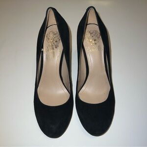 Vince Camuto Black Suede Heels